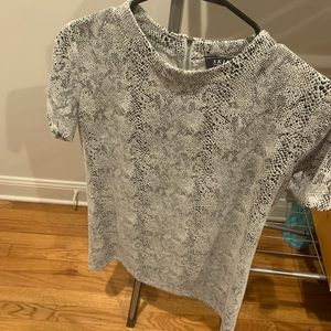 She May Bite Snakeskin Dress 🐍🖤🤍